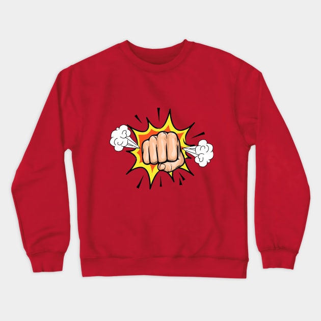 Punch Crewneck Sweatshirt by Mananya